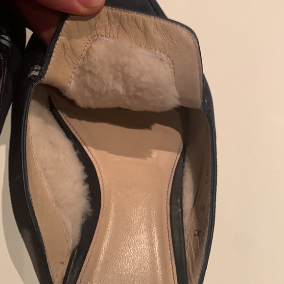 Stuart Weitzman x Gigi Hadid blue suede mule - Picture 5 of 10